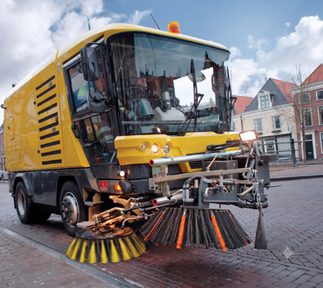 intensief gebruik veegmachine